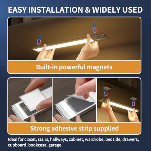Soul Link 6-Pack 9.5" Motion Sensor Under Cabinet Lights