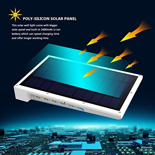CREATIVE DESIGN 46 LED Solar Wall Light