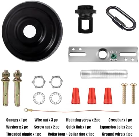 5-5/16 Inches Light Canopy Kit with Heavy Duty, Replacement Cover