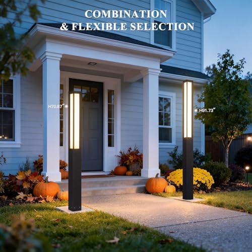 70.87" 3000K LED Outdoor Pathway Lights