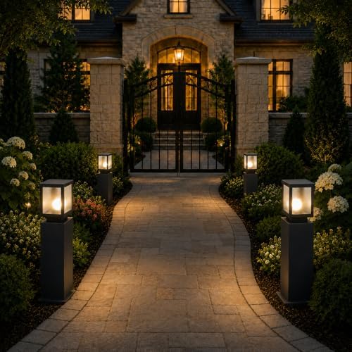23.62" Outdoor Landscape Pathway Light, Waterproof