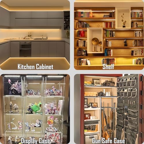 Motion Sensor Under Cabinet Lights, 6 Pcs, 12 Inch