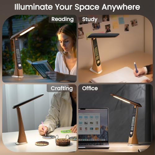 WILIT Rechargeable Cordless Foldable Desk Lamp