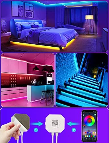 Daymeet 16.4ft RGB Motion Sensor LED Strip Lights
