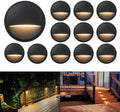 GKOLED 12-Pack 2W LED Deck Lights, Black