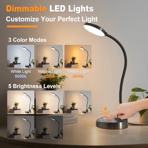 15W Dimmable USB Desk Lamp — 3 Color Temperatures - view 2