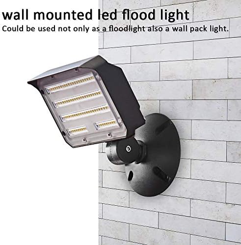 60W LED Flood Light with Knuckle, 5000K