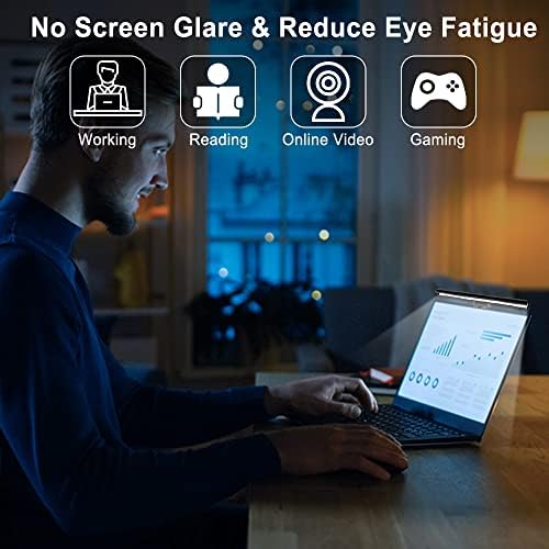 skybess USB Monitor Lamp Bar for Laptop, Adjustable Brightness