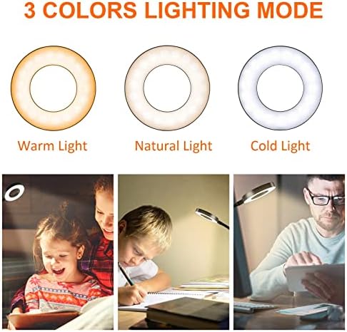 Dpower 48 LED USB Clip-On Reading Lamp, 3 Color Modes