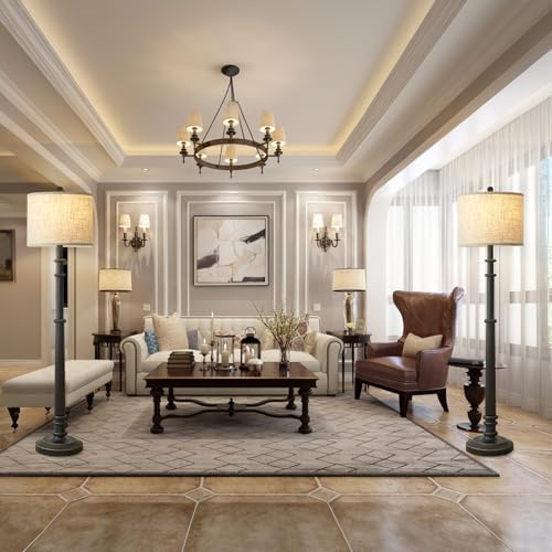 EJIAXIN 60" Floor Lamp with Adjustable Color Temperatures