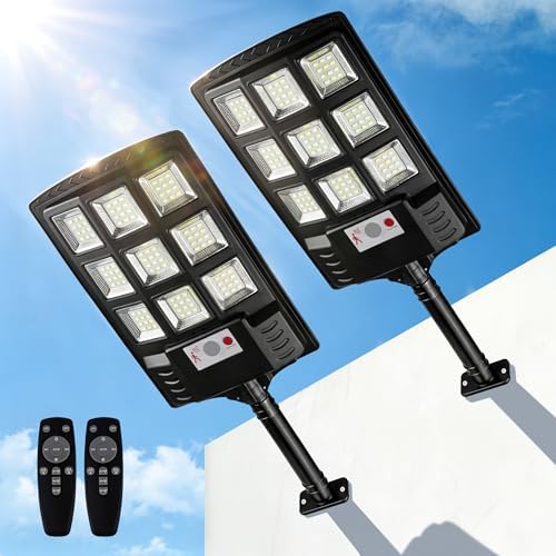 Motion Sensor Solar Street Light, Dusk to Dawn