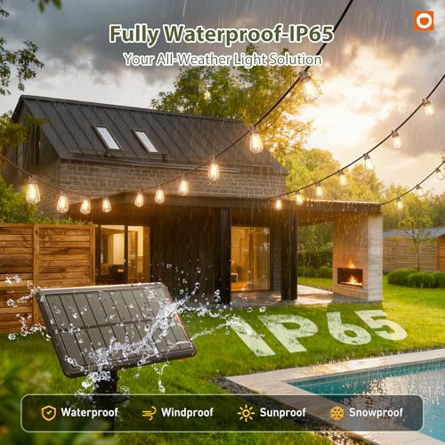 addlon 52-Foot Solar String Lights — 16 LEDs - view 4