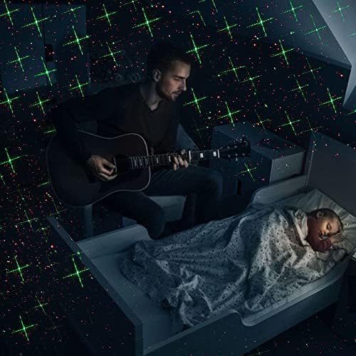 Christmas Laser Projector Lights, Red and Green Star Show