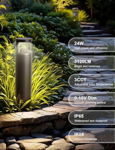 OSTEK 42" 24W LED Bollard Light