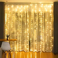 Dazzle Bright Curtain String Lights, 300 LED, 9.8 x 9.8 FT