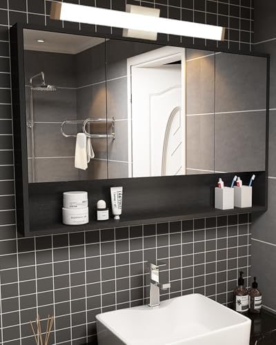 24" LED Bathroom Vanity Light14W Brushed Nickel 4000K Square