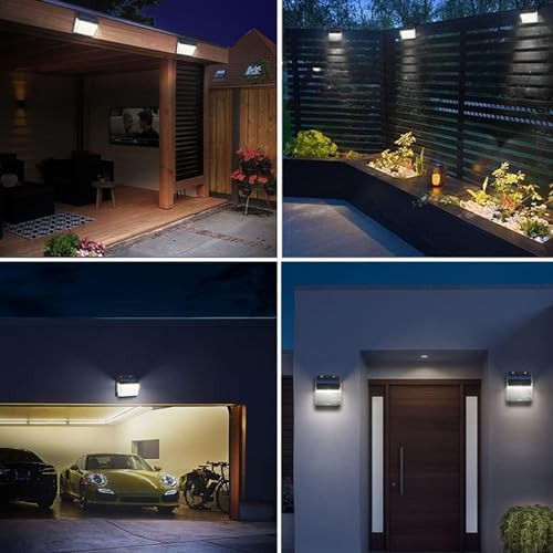 Outdoor Solar Lights, Motion Sensor, 3 Lighting Modes
