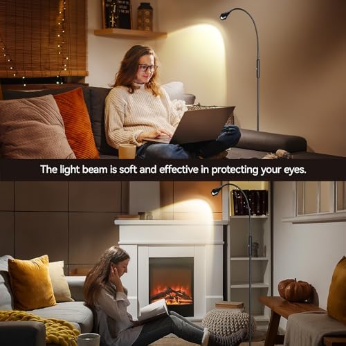 SUNMORY Adjustable LED Floor Lamp, Reading Lamp