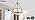 6-Light 19.5" Drum Chandelier