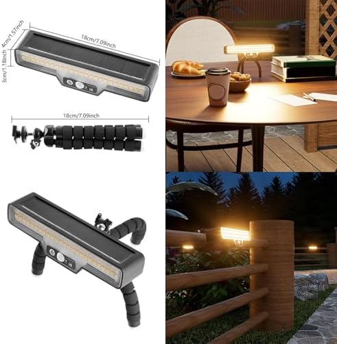 Solar Outdoor Motion Light, Automatic Wide-Angle Step Light
