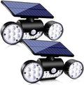 3-Head Solar Outdoor Motion Security Flood Lights