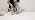 BONLICHT 5-Light Brushed Nickel Chandelier, Clear Glass Shade