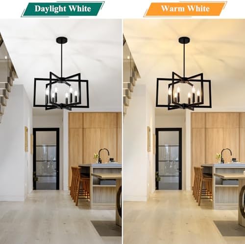 Bairth 20"-62" Adjustable Black Chandelier