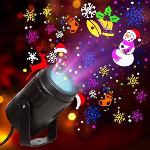 Christmas LED Projector Lights with Decorative Patterns