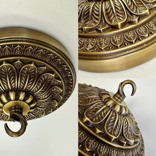 5.9 Inches Brass Ceiling Light Canopy Plate