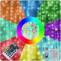 HOME LIGHTING 300 LED RGB Curtain String Lights