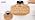 Rattan Boho 1-Light Flush Mount Ceiling Light