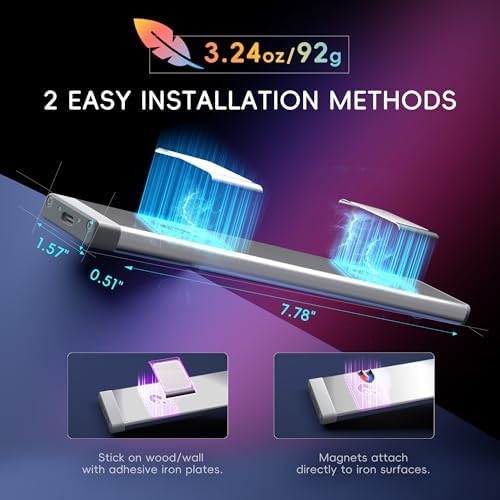 lexall 3 Pack Under Cabinet Lighting