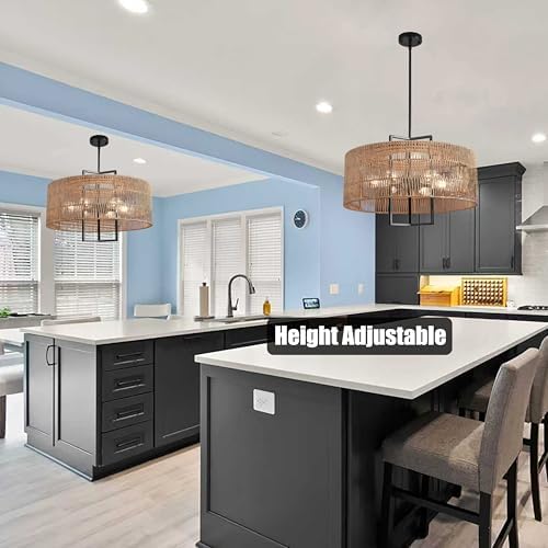 6-Light Large Boho Chandelier