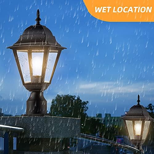 Windben Outdoor Post Light, 16.5", Matte Black