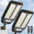 Adewalk Solar Street Lights, 5000W, 2 Pack