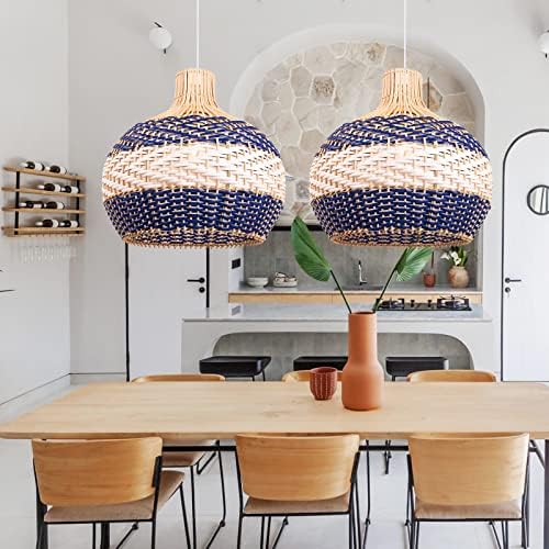 Arturesthome 1-Light Rattan Pendant Light