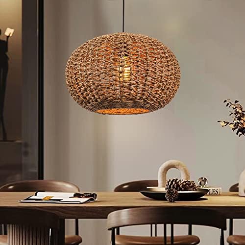 Arturesthome Handwoven Rattan Chandelier