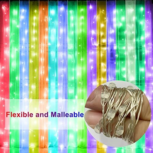 HOME LIGHTING 300 LED RGB Curtain String Lights