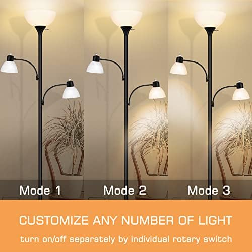 Luvkczc 72" Tall Torchiere Floor Lamp