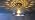 Zlepmlla Semi Flush Mount Ceiling Light, Hammered Glass, Satin Nickel