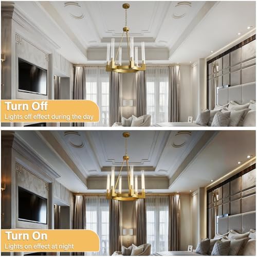 23.6 Inch 6-Light Wagon Wheel Chandelier