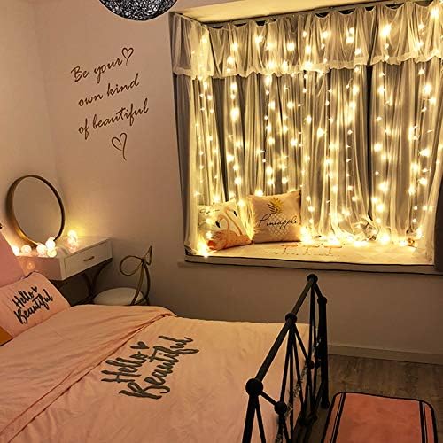 LED String Lights, 300 LED 9.8ft x 9.8ft White