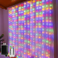 Ollny Curtain Lights, 300 LED, 9.8FT x 9.8FT