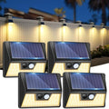 Vighep 4 Pack Solar Fence Lights, Motion Sensor