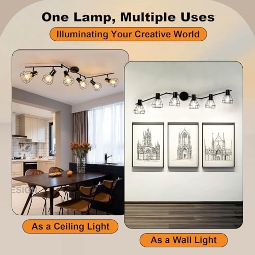 HiBay 6-Light Track Lighting Fixture