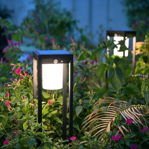 Waterproof Solar Motion Sensor Pathway Lights