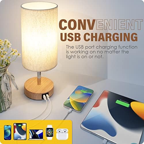 Yarra-Decor 2 Pack Touch Dimmable Table Lamps