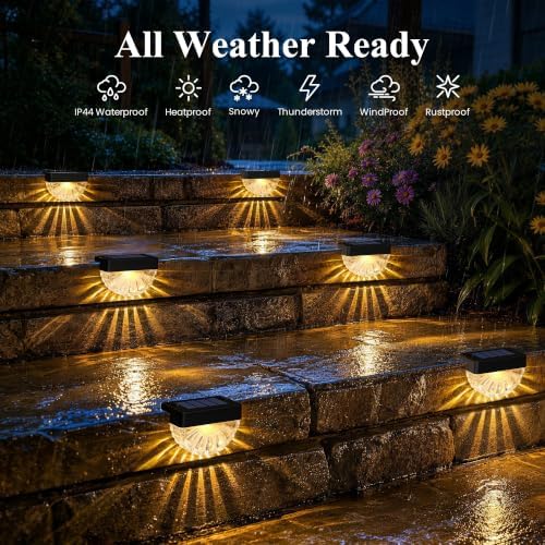 SOLPEX Solar Deck Lights, 24 Pack