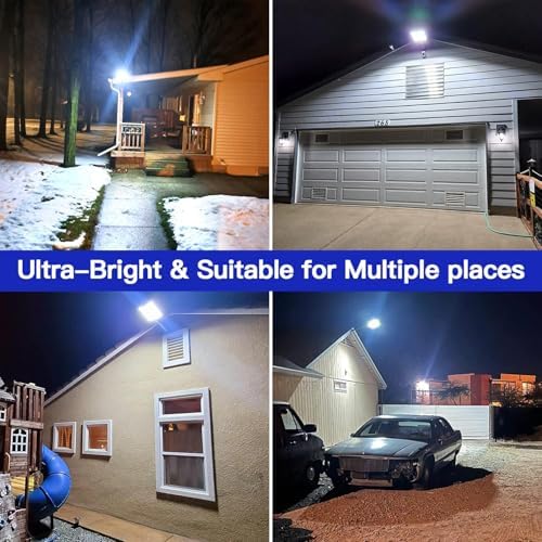 Waterproof Solar Lights, Motion Sensor, Dusk to Dawn