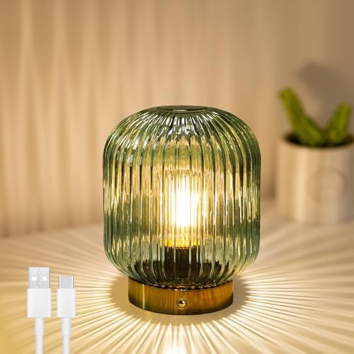 MJ PREMIER Green Rechargeable Table Lamp